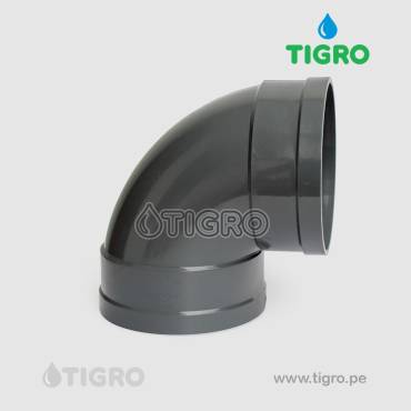 CODO 90° ALCANTARILLADO PVC TIGRO