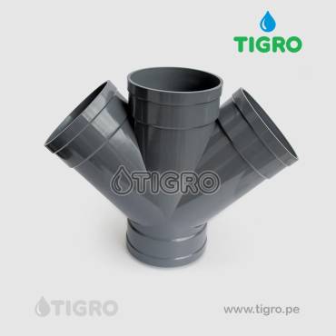 TRES VIAS ALCANTARILLADO PVC TIGRO